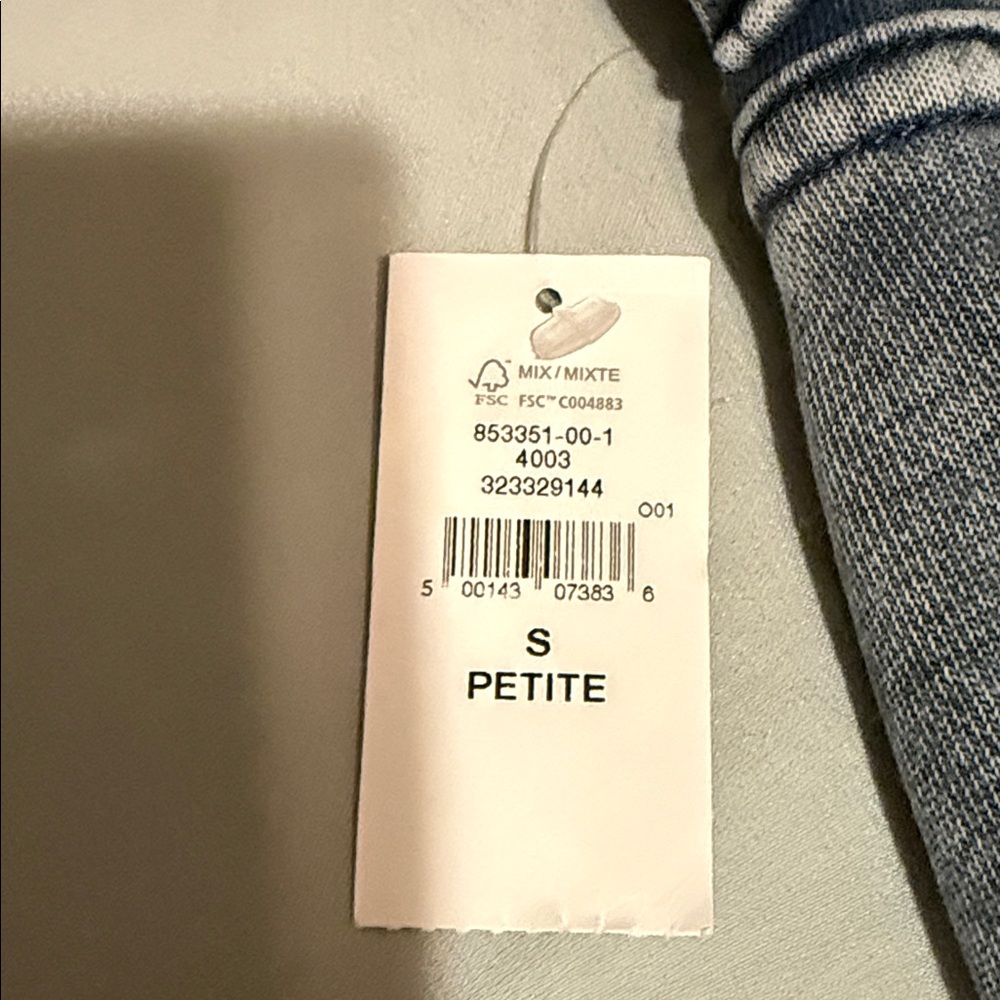 NWT GAP Sold out online Viral Barrel Sweatpant Jeans. Size SMALL PETITE. - Picture 12 of 13
